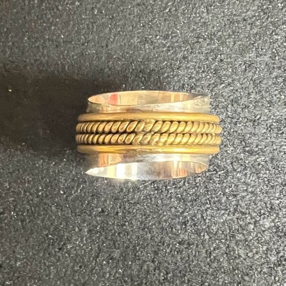 Turquoise and Sterling Silver ring - Picture 4 of 6